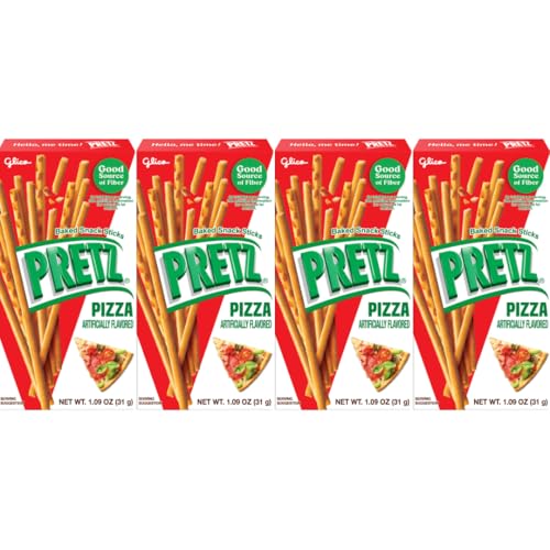 Baked Snack Sticks Pizza Flavor 1.9 Oz Crunchy Pretzel Sticks Oven Baked Savory Snack Packs Individually Wrapped - Personal Care