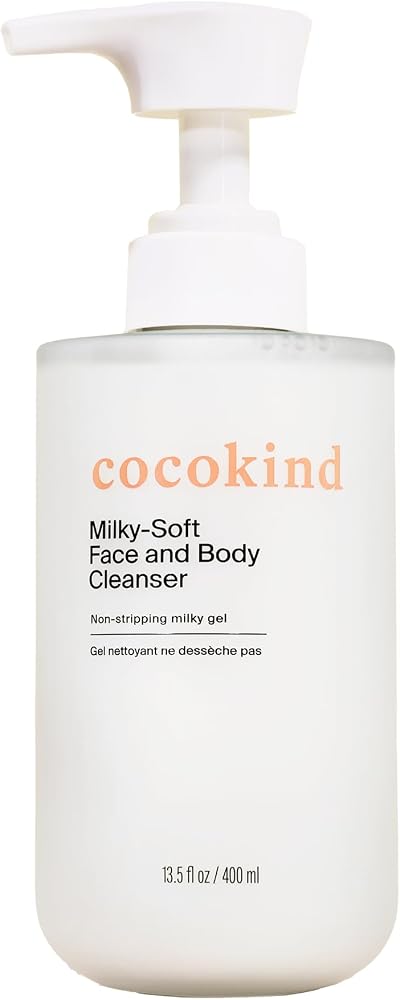 Cocokind Milky Soft Face & Body Cleanser, 13.5 Fl Oz - Personal Care
