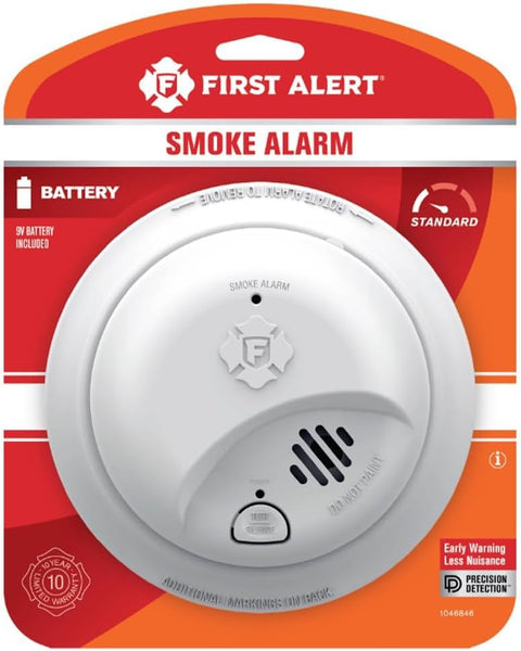 First Alert 1046846 RV Approved Battery-Operated Smoke Alarm