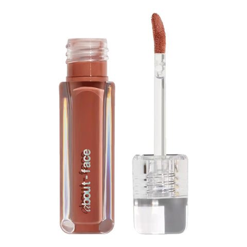 About-Face Light Lock Lip Gloss - Creamy Light Peachy Beige (0.21 Oz)