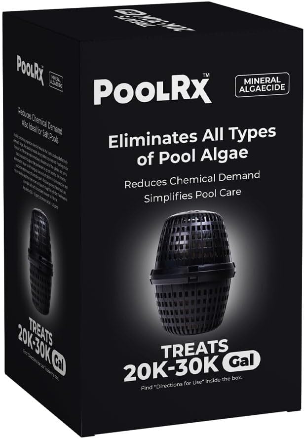 PoolRx Pool Unit #101066 6 Month Algaecide Treats 20k-30k gallons, Black