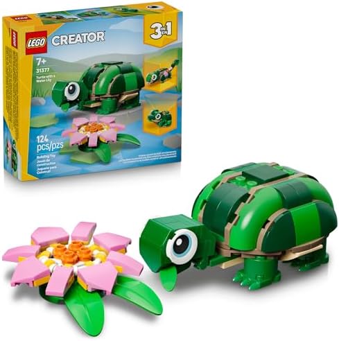 LEGO Creator 3 in 1 Turtle with a Water Lily Flower 31377