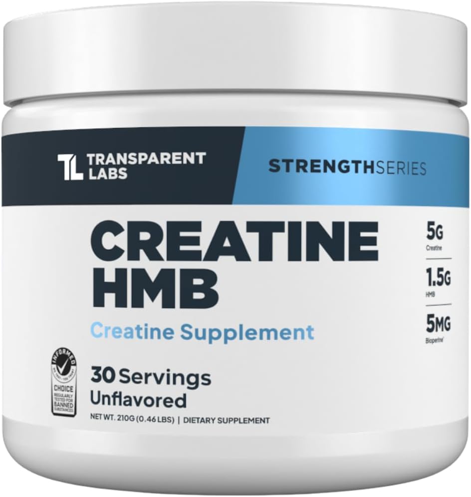 Transparent Labs Creatine HMB - 30 Servings, Unflavored
