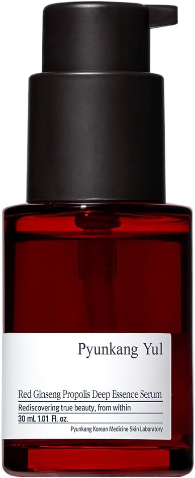 Pyunkang Yul PKY Red Ginseng Propolis Deep Essence Serum for Revitalized & Elastic Skin, with Peptides and Ceramide, Korean Skincare (1.01 Fl. oz) - Personal Care