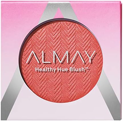 Almay Blush, Face Makeup, High Pigment Powder, Healthy Hue, Hypoallergenic, 200 So Peachy, 0.32 Oz