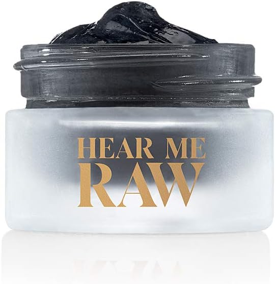 HEAR ME RAW The Detoxifier with Charcoal+, Mask + Scrub, Travel Size, 0.5 oz