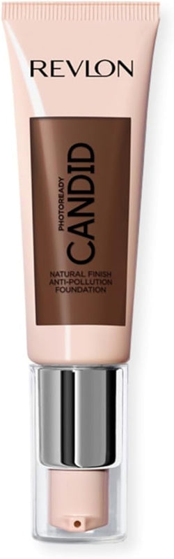Revlon PhotoReady Candid Natural Finish Foundation, with Anti-Pollution, Antioxidant, Anti-Blue Light Ingredients, 560 Espresso, 0.75 fl. oz. - Face Makeup - Beauty