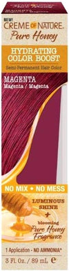 Creme Of Nature Pure Honey Color Boost Magenta 3 Ounce (89ml) (Pack of 2)