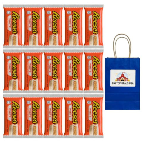 White Creme Reese's Peanut Butter Cups, 1.39 oz, Individually Wrapped - Personal Care