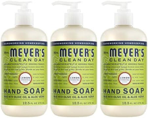 MRS. MEYER'S CLEAN DAY Liquid Hand Soap, Lemon Verbena, 12.5 fl oz, 3 Pack