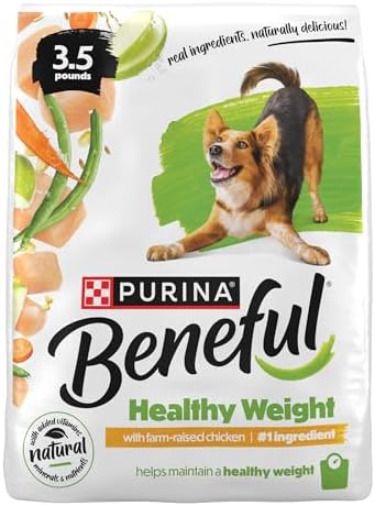 Beneful Purina Healthy Weight Dry Dog Food, Chicken, (4) 3.5 lb Bags
