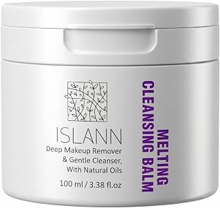 Melting Cleansing Balm, Korean Makeup Remover for Waterproof Makeup, Deep Cleansing Oil Balm with Natural Oils, Vegan Face Cleanser for All Skin Types, 3.38 fl oz (100ml)