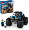 LEGO City Blue Monster Truck Off-Road Toy Playset with a Driver Minifigure, Imaginative To - Image 1