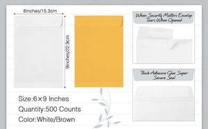 BIG TOP DEALS USA Clear Packing Slip Envelopes 4.5 x 5.5 Inch Self Adhesive Shipping Document Pouches for Invoices, Mailing Labels, Waybills, Poly Mailers, Cardboard Boxes & Package Paperwork