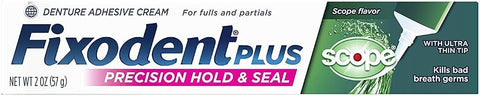 Fixodent + Scope Adhsve Size 2z Fixodent Control Denture Adhesive Plus Scope, 2 Oz (Pack of 6)