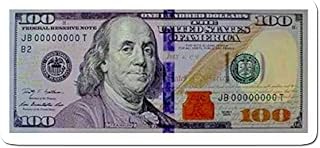 100 Dollar Bill 5 inch Full Color Indoor Outdoor Vinyl Decal