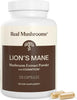Real Mushrooms Lion's Mane Capsules, Brain, Focus and Cognition, 120ct - Image 1
