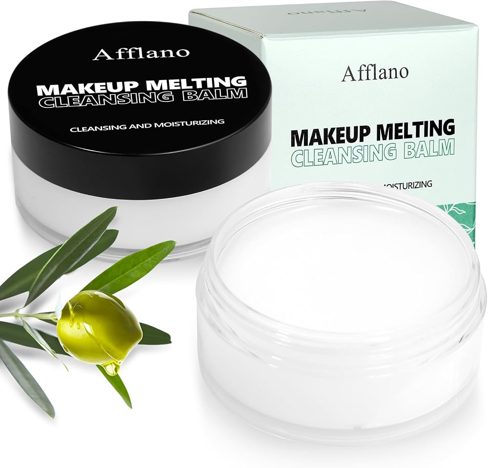 Cleansing Balm Makeup Remover - Deep Clear Korean Makeup Melting Cleansing Balm with Natural Oil for Waterproof Eye Face Lip Heavy Make up, Gentle Moisturized Cleanser for Sensitive Skin, Vegan