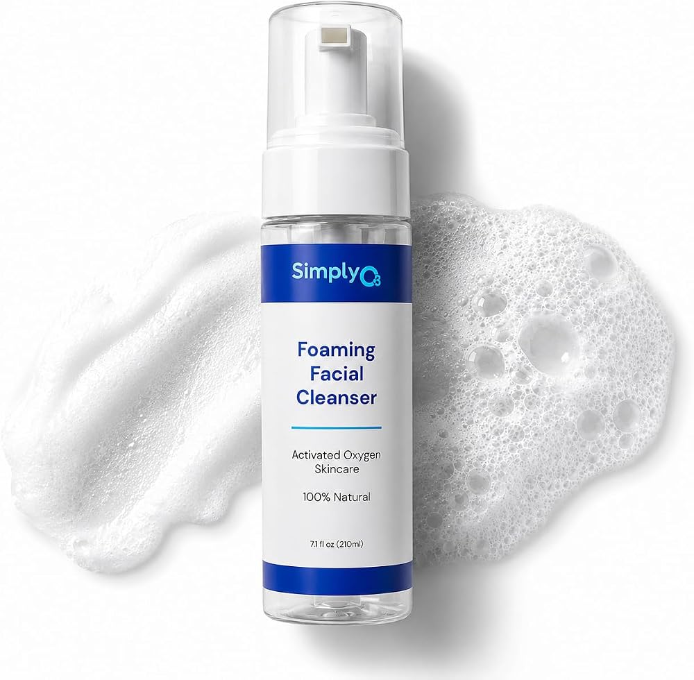 Ozonated Gentle Foaming Face Cleanser, Sensitive Skin, 7.1 fl oz - Personal Care
