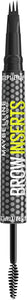 Maybelline Brow Inserts Eyebrow Pen, Micro Needle Shaped 2-In-1 Dual-Ended Brow Makeup Pen and Gel, Water-Resistant, Smudge Proof for Up to 36-HR Wear, Deep Brown