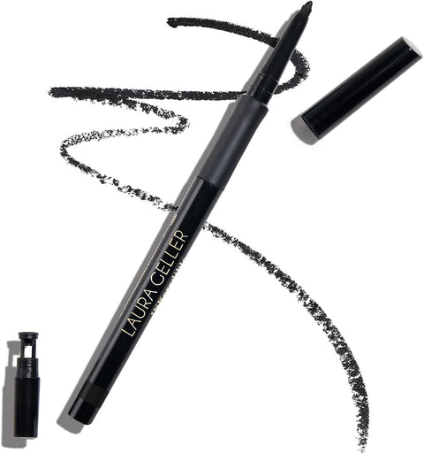 LAURA GELLER NEW YORK INKcredible Gel Eyeliner - Brown Sugar - Waterproof Smudge-proof Eyeliner Pencil - Built in Sharpener
