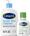 Cetaphil Gentle Cleanser, Hydrating Face Wash, 16oz + Travel Lotion, 2oz - Personal Care