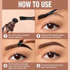 FeiCuiYun 5Pcs Wooden Hard-Core Eyebrow Pencils for Women, Dark Brown Eyebrow and Eyeliner - Image 3