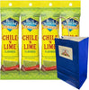 Snack Pack Diamond Chile 'n Lime Almonds 4-Pack, 1.5 oz Snack Bags with Blue Paper Gift Ba - Image 1