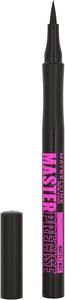 Maybelline Eyestudio Master Precise All Day Waterproof Liquid Eyeliner Makeup, Matte Black, 1 Count (Packaging May Vary)