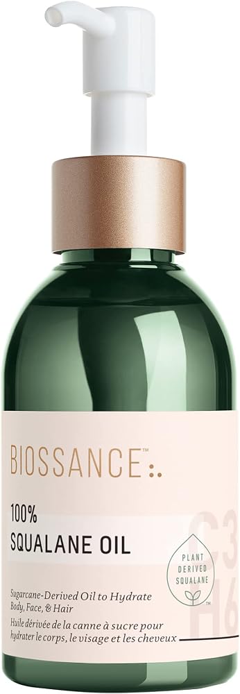 Biossance Squalane + Antioxidant Cleansing Oil. Lightweight Facial Oil Cleans Deep into Pores, Removes Makeup and Hydrates Skin. For all Skin Types - Personal Care