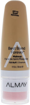 Almay Best Blend Forever Foundation, Buff, 1 fl. oz., SPF 40 Broad Spectrum - Face Makeup - Beauty - 120 Buff