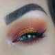 FLOWER BEAUTY Warrior Glitter Liquid Eyeshadow, Long-Lasting High-Impact Shimmer for Eyes, Cruelty-Free Makeup (Flame)