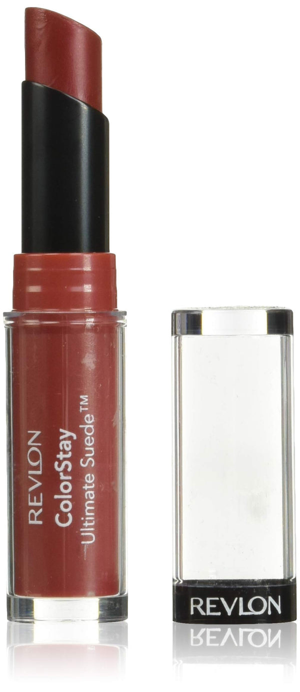 REVLON Lipstick, ColorStay Ultimate Suede Lipstick, High Impact Lip color with Moisturizing Creamy Formula, Infused with Vitamin E, 080 Fashionista, 0.09 Oz