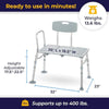 Drive Medical Tub Transfer Bench for Bathtub, Height Adjustable - Image 4