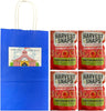 Big Top Deals USA Blue Paper Bag with Harvest Snaps Veggie Chips Crunchy Loops, Sour Cream - Image 1