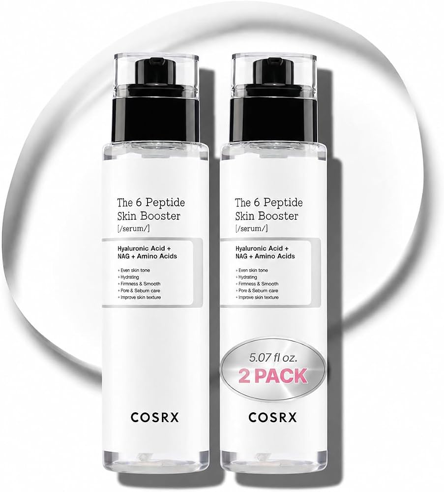 Cosrx 6X Peptide Collagen Skin Booster Toner Serum 2 Pack for Dull Skin - Personal Care