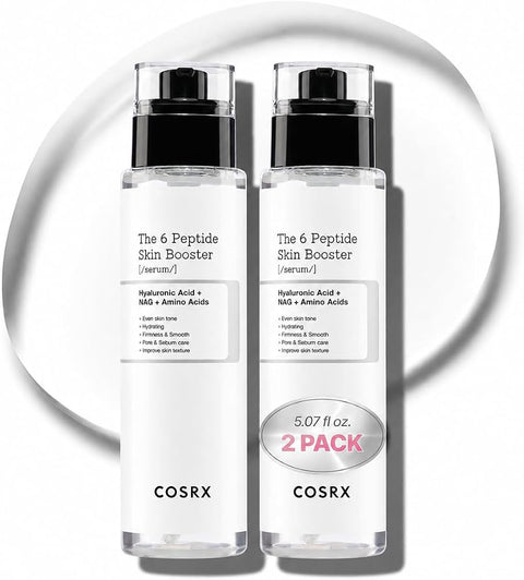 Cosrx 6X Peptide Collagen Skin Booster Toner Serum 2 Pack for Dull Skin - Personal Care