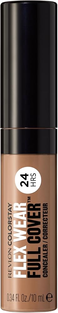 Revlon ColorStay Flex Wear Full Cover Concealer, 070 Nutmeg, 0.34 fl oz