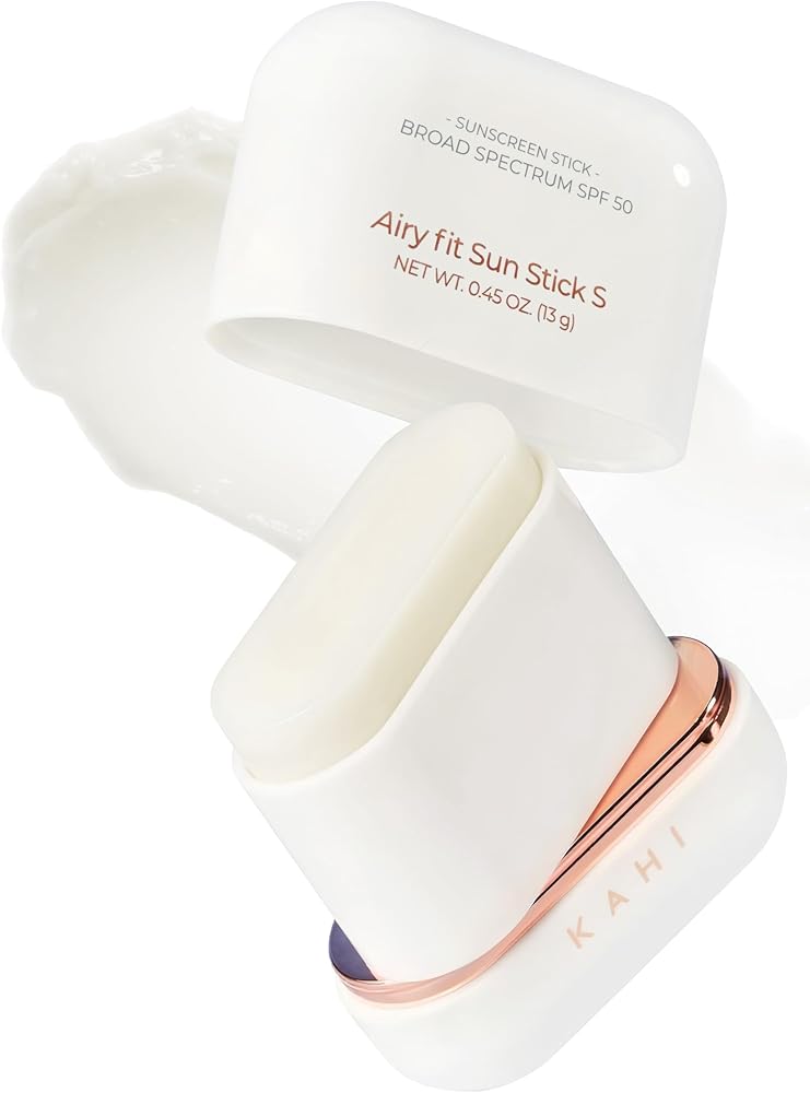 Kahi Airy Fit Sun Stick S - SPF 50+ Broad Spectrum Face Sunscreen Stick - Personal Care