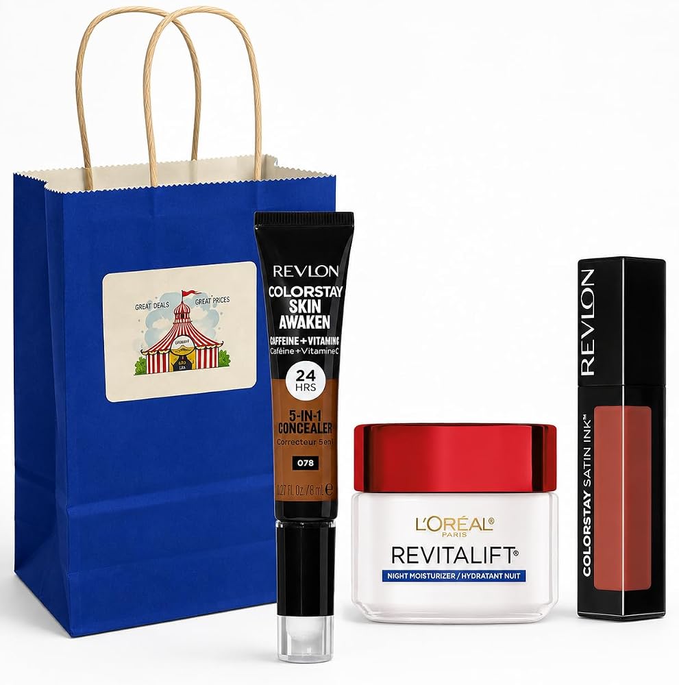 BIGTOPDEALSUSA Beauty Gift Set, Mixed Brand Lip Pack, Assorted, Brightening