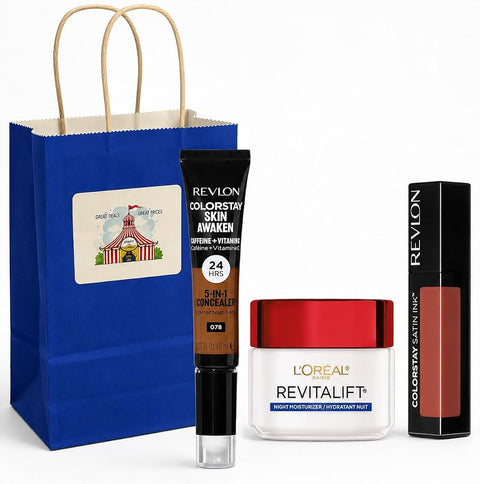 BIGTOPDEALSUSA Beauty Gift Set, Mixed Brand Lip Pack, Assorted, Brightening