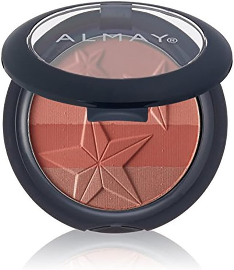 Almay Blush Palette, Face Makeup, High Pigment Powder, Smart Shade Blush, Hypoallergenic, 030 Coral, 0.32 Oz