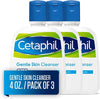 Cetaphil Gentle Skin Cleanser, 4 fl oz (Pack of 3) - Personal Care
