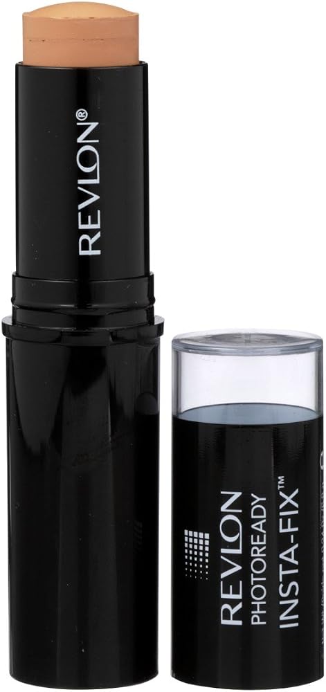 Revlon Foundation Stick, PhotoReady Insta-Fix Face Makeup for All Skin Types, SPF 20, Longwear Light-Medium Coverage with Natural Finish, 160 Medium Beige, 1 Oz