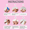 plalely Long Square Press on Nails, Acrylic Press on Nails with Designs，Long Press on Nail - Image 5