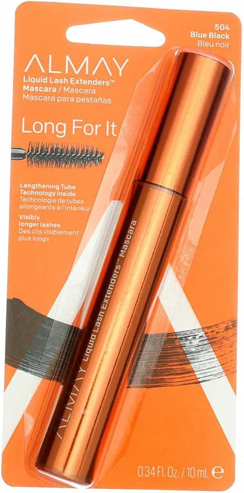 Almay Liquid Lash Extenders Mascara, Blue Black, .34 Fl. Fluid Ounce - Eye Makeup - Beauty