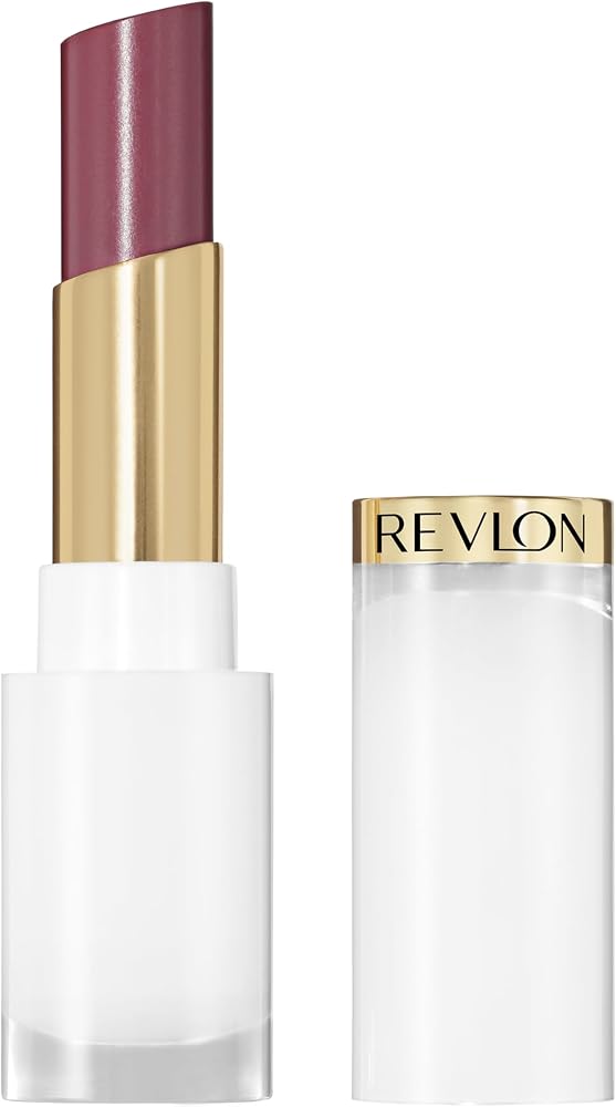 REVLON Super Lustrous Glass Shine Balm, 007 Glazed Mauve, 0.11 oz