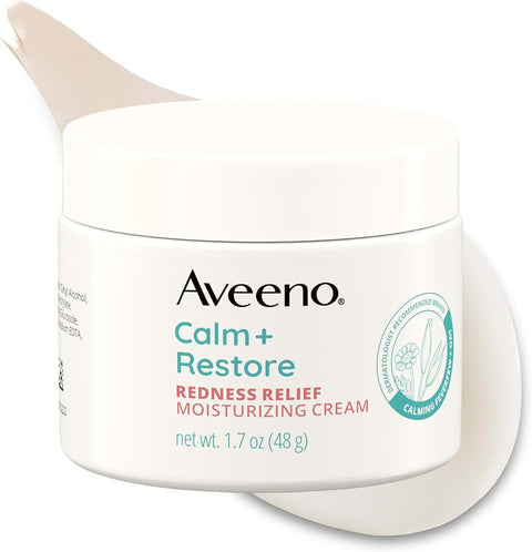 Aveeno Calm + Restore Redness Relief Moisturizing Cream, 1.7 oz - Personal Care