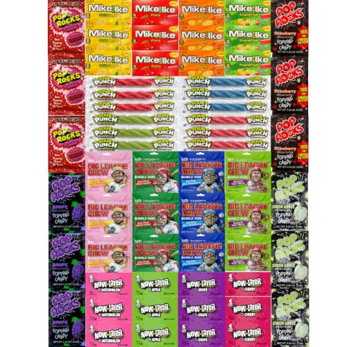 Big TOP DEALS USA Candy Variety Pack, 60 Count Assorted Individually Wrapped Candies, Bulk Party Mix for Halloween, Pinatas, Party Favors, Trick-or-Treating and Celebrations