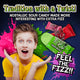 Espeez Viper Fizz - Individually Wrapped Sour Hard Candy Variety Pack (48 Pieces, Cherry, Watermelon, Green Apple)